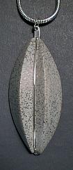 concrete pendant with bronze filings