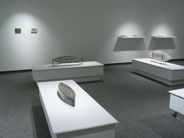 concrete sculptures, wall pieces, overview